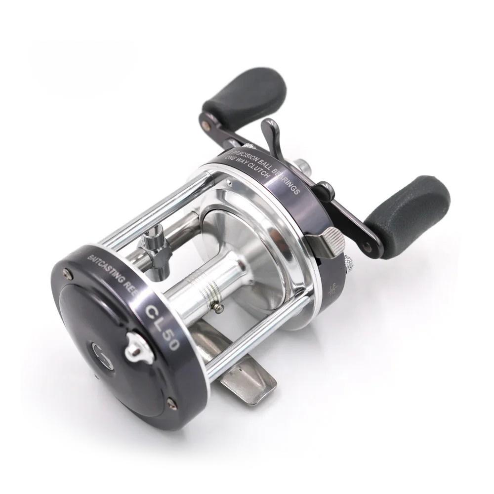40#-60# Strong Trolling Reel Reinforced All Metal Saltwater Sea Boat Fishing Baitcasting Drum Wheel for Catfish Musky Bass Surf