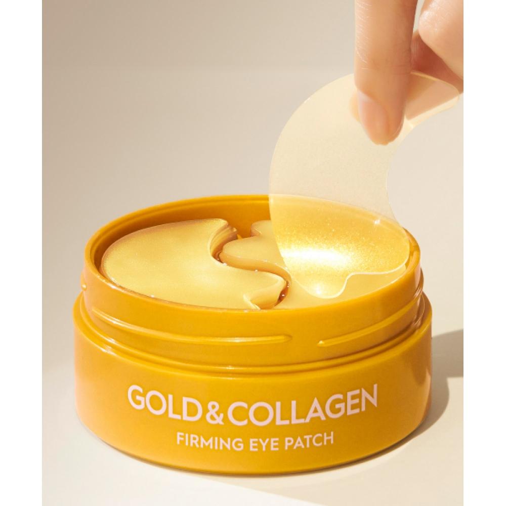 Snp Gold Collagen Firming Eye Patch Nasolabial Wrinkles And Firming Wrinkle Mask Pack 60 Sheets FREE