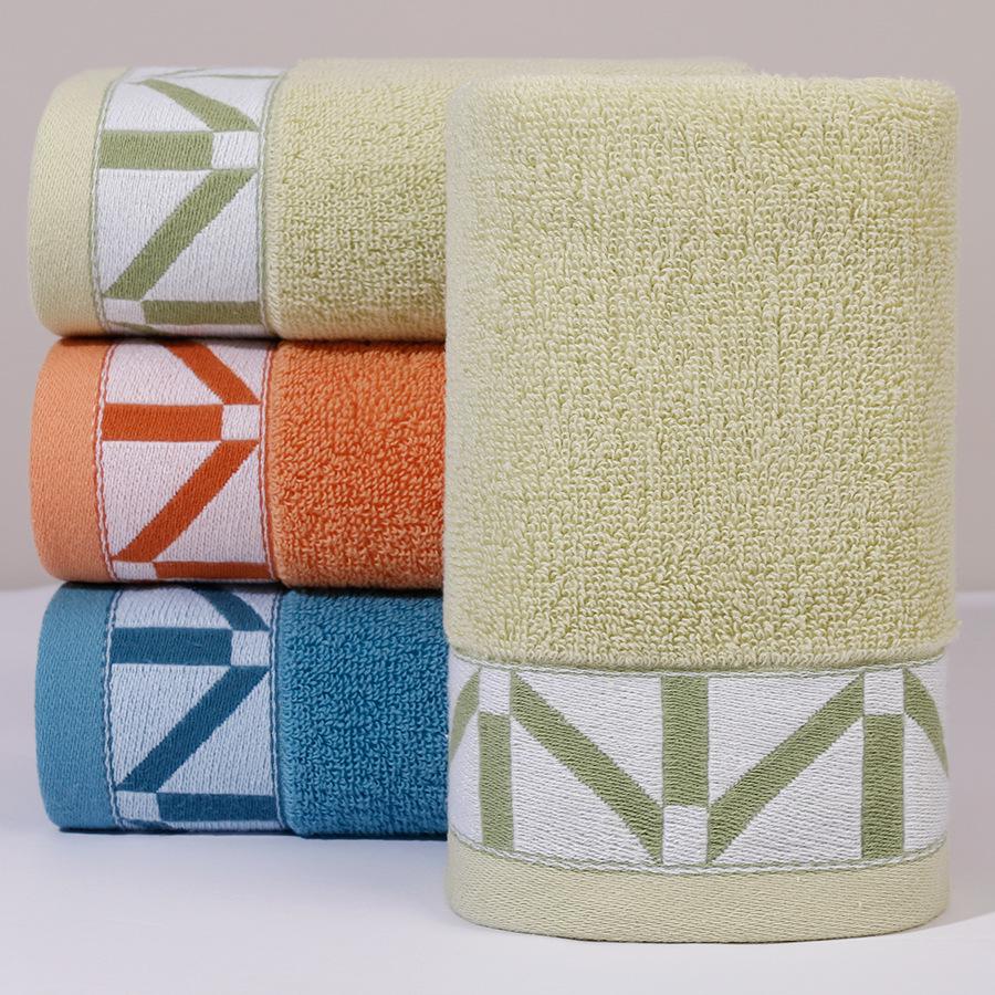 

Толстое полотенце из чистого хлопка, мягкое, хорошо впитывающее воду, однотонное, взрослая салфетка для лица 35*75 cm светло-зеленый