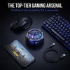Air Cooling Portable Game Heat Sink Rechargeable LED Light Cooling Fan  Phone Accessories