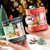 Round Christmas Candy Box Empty Natal Gift Bags Wholesale Packaging Box  Kids