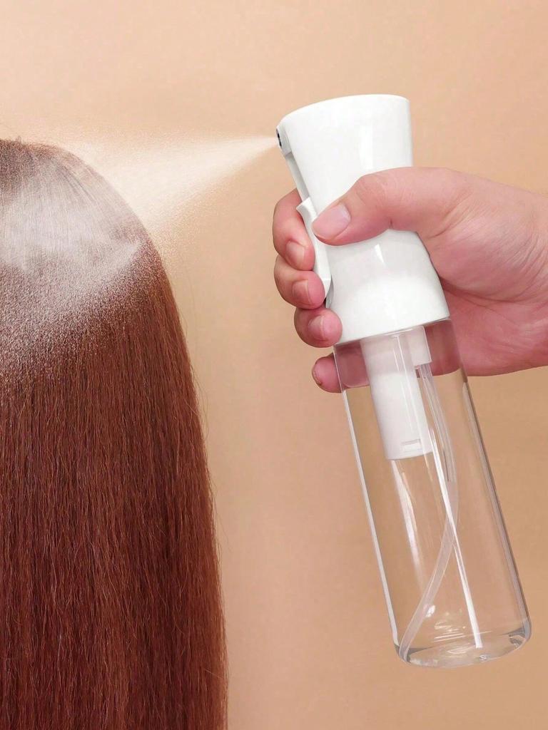 1ks Kadernická rozprašovací láhev 200ML Vysokotlaká kontinuální bílá automatická vzduchová tlaková ultrajemná rozprašovací láhev, Kadeřnické nástroje