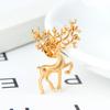 Deer Animal for Women Zinc Zinc Alloy Metal Brooch Garment Accessories Fashion Jewelry Lapel Pin
