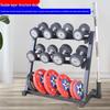 Multi-functional 3-Tier Dumbbell & Barbell Rack