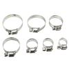 60pcs/Box of American-style Quarter-inch Water Pipe Clamps, Gas Pipe Clamps, Stainless Steel Hose Clamps8-38mm