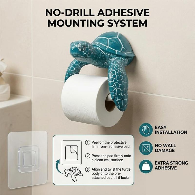 Portarotolo Carta Igienica Tartaruga Marina Cartone Animato Divertente Porta Rotolo Carta Igienica Bagno Novità Carino Supporto Per Casa Cucina Bagno
