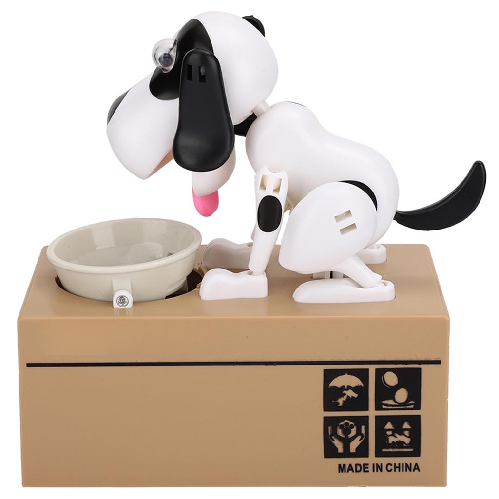 Innovative Electric Cartoon Dog Eating Money Box Cute Saving Pot Chidren Birthday Gift