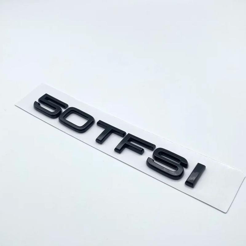 Lettere Nero Lucido 30TFSI 35TFSI 40TFSI 45TFSI 50TFSI 55TFSI Numeri Emblema Per Audi A1 A3 A4 A5 A6 A7 A8 Q2 Q3 Q5 Q7 Q8 S7