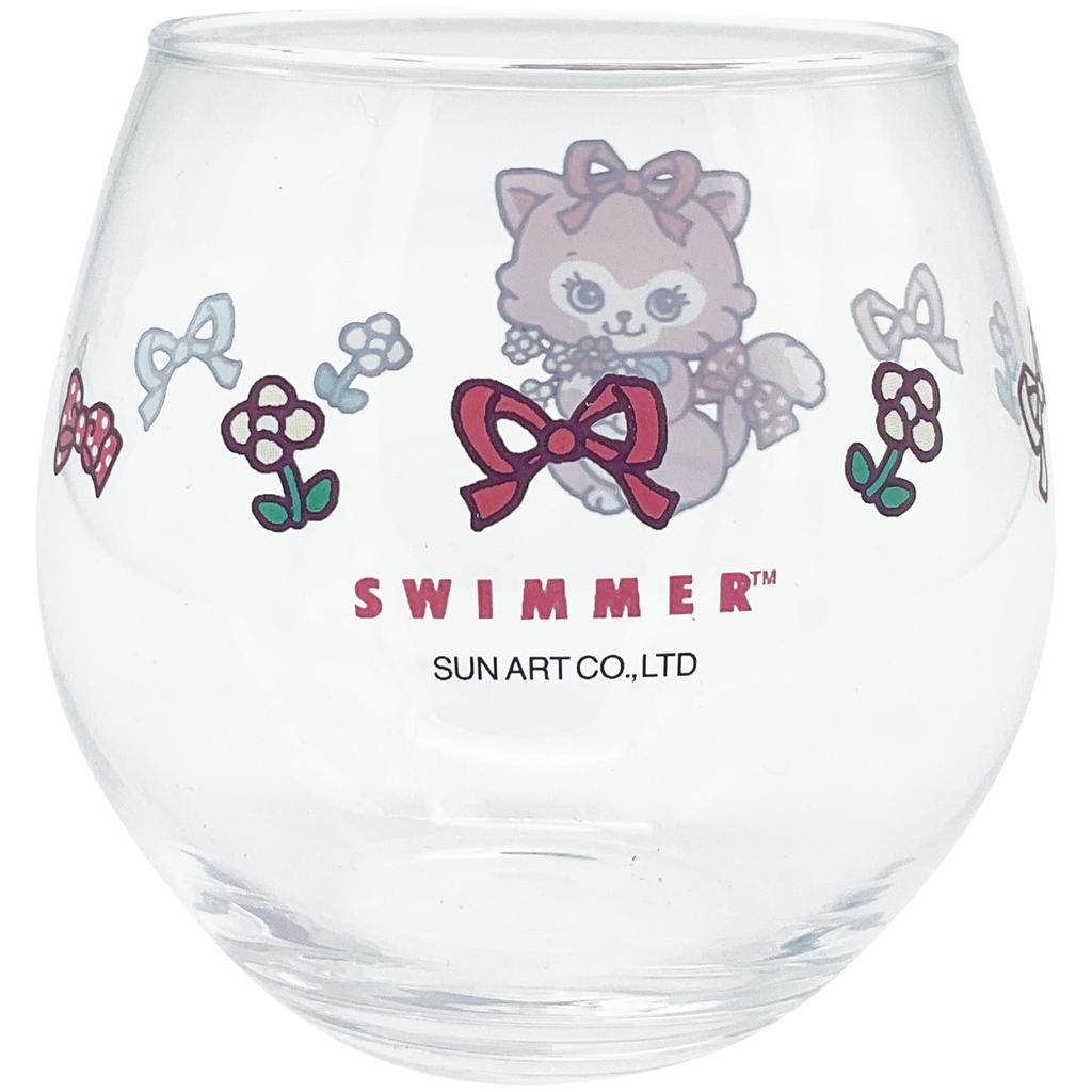 Sun Art Cammy Round Juice Glass 9x9cm Made In Perfect As a Birthday Gift or Tableware for Product Number "Swimmer" Tumbler, Approx. Diameter, Clear,