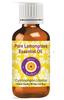 Deve Herbes Lemongrass Essential Oil (Cymbopogon Citratus) Pure | Non-Sticky | Non-greasy | Lightweight | Men & Women | All Skin Types | Steam Di
