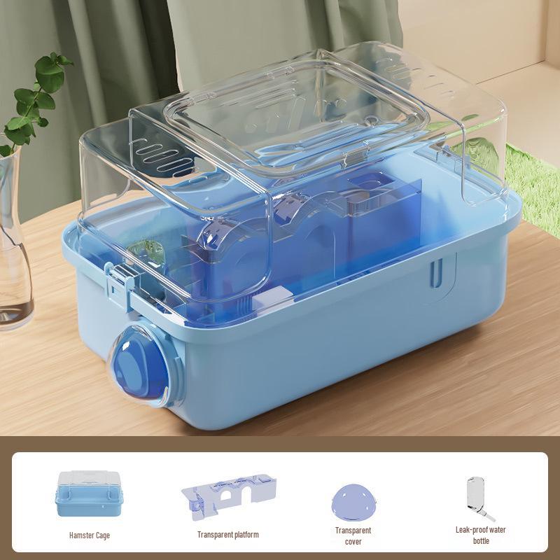 Luxury Acrylic Travel Cage for Baby Golden Hamsters
