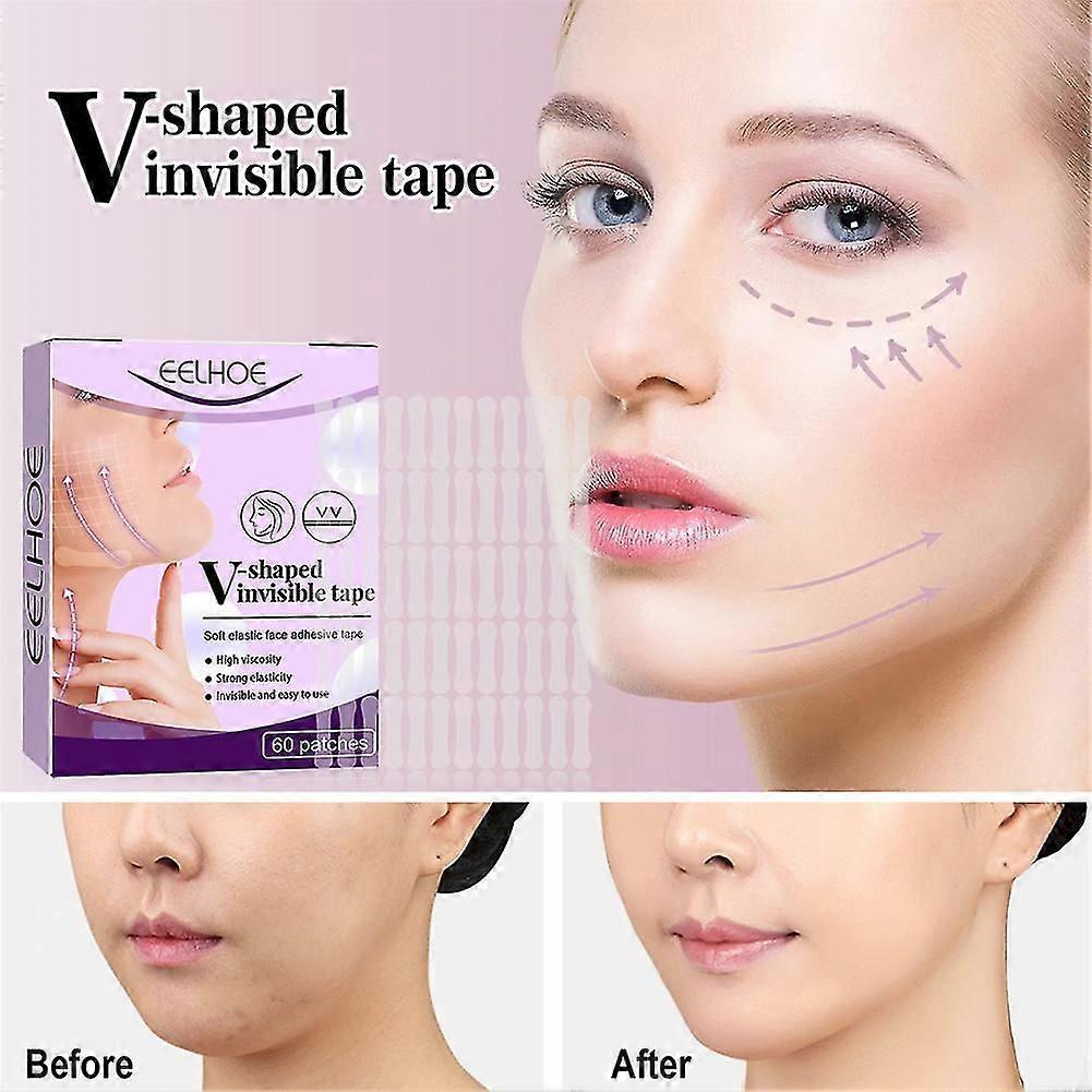120x Invisible Face Lift Tape, Instant Face Lift Tape Double Chin Wrinkles Thin