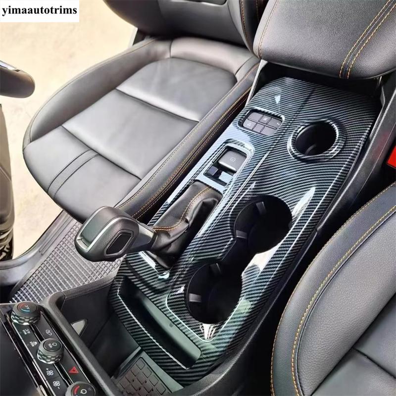 Window Lift / Gear Shift / Steering Wheel / Handle Bowl / Air AC Cover Trim For Ford Ranger  - 2025 Carbon Fiber Accessories
