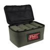 FTK Fishing Tackle Bag with 4 Small Pouches Fishing Reel Lure Storage Bag Pouch Fishing Tackle Organizer Bag