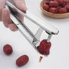 Stainless Steel Cherry Pitter Press Tool Fruit Cherries Olive Corer Seeds Remover for Making Cherry Jam Kitchen Gadget