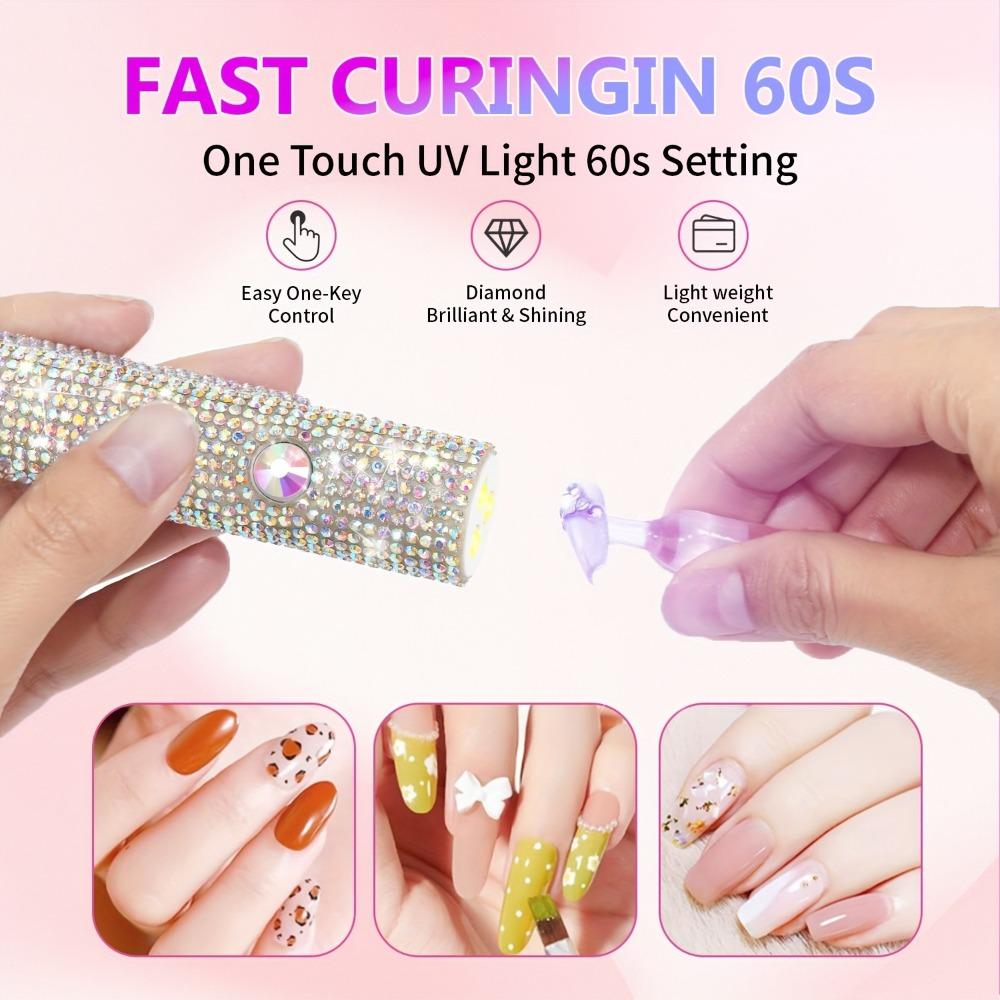 UV Quick Dry Nail Dryer Machine 20/60S Countdown LED Gel Polish Nail Lamp For Home Salon