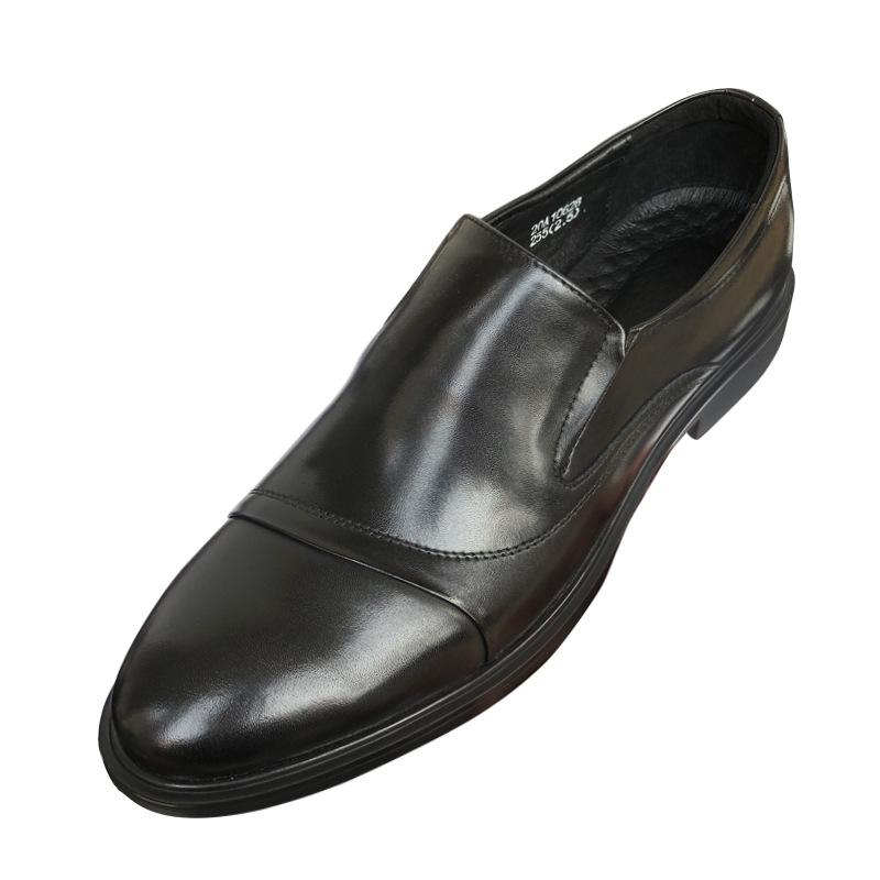 High-End Leather Shoes Men'S Business Dress Leather Breathable Foot Cover British Suit Work Shoes Groom Wedding Men'S Shoes