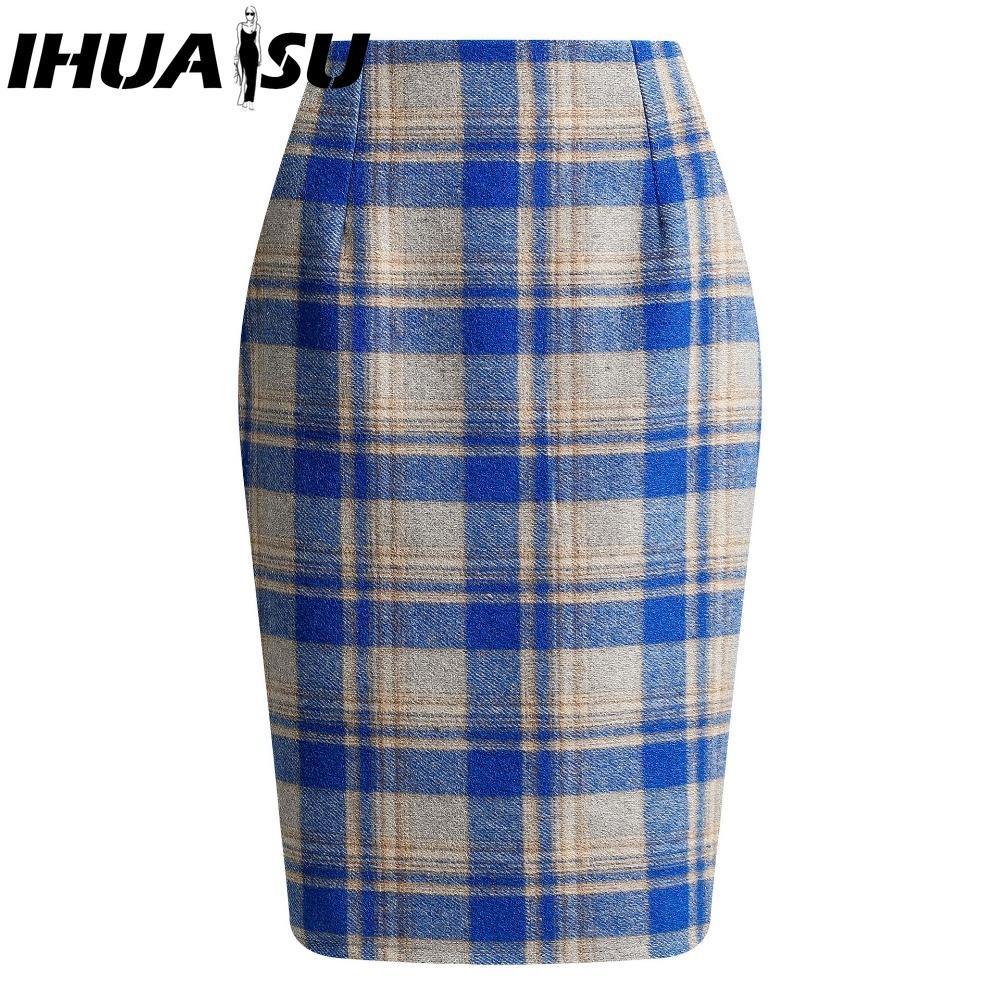 IHUASU Damska Moda Casual Letnia Wiosenna Spódnica