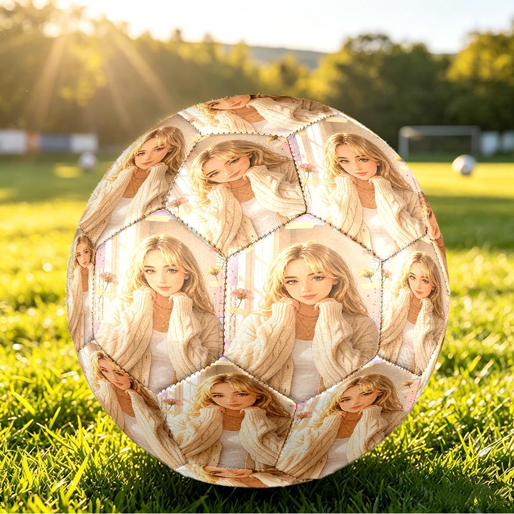 Sabrina Carpenter Size 5 Soccer Ball, Durable Standard Football For Training Match Outdoor Sports