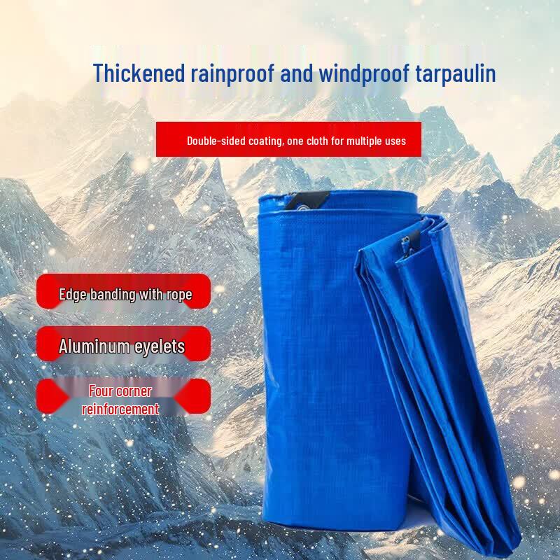 Elangyan Heavy-Duty Blue PE Tarpaulin