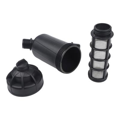Replace Water Filter Screen Strainer Supplies 120-Mesh 3/4in Male Black Deep Bed Filter For Garden For Hose Drip