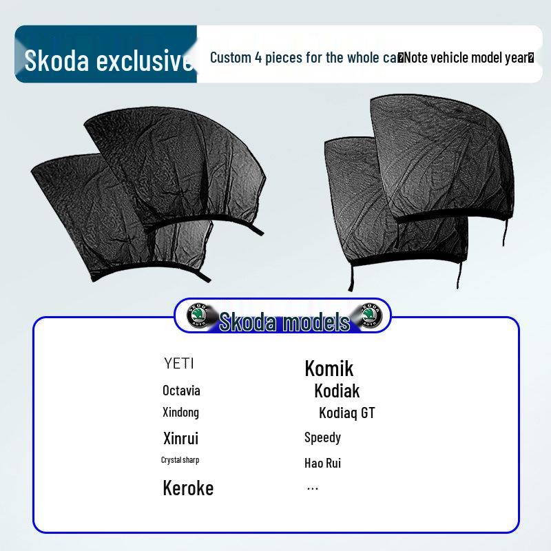 Japanese Car Window Sunshade & Mosquito Screen - Heat Insulation & Insect Protection Curtain