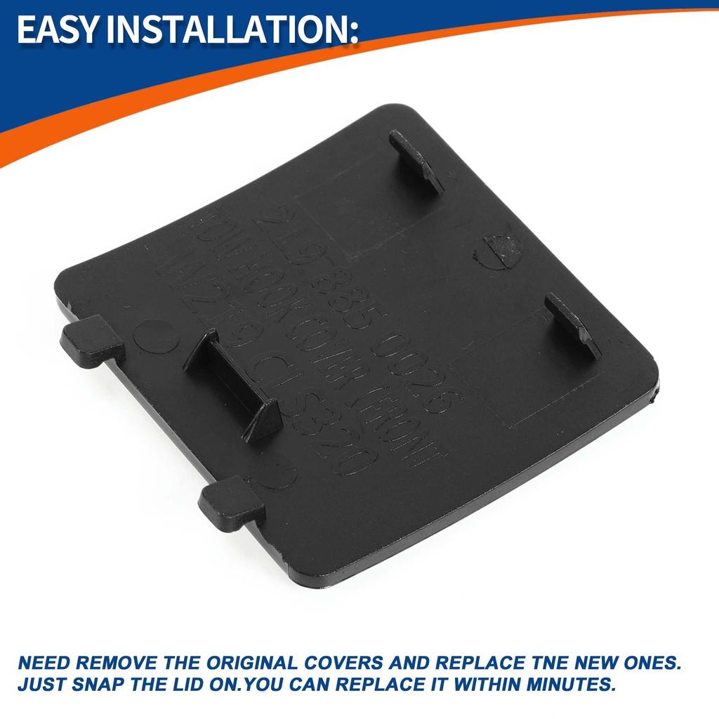 ACROPIX Cârlig de remorcare bara față pentru Mercedes Benz CLS W219 C219 2004 Partea 1 Piesă Capac, Nevopsit, 2007, Numărul A2198850026,