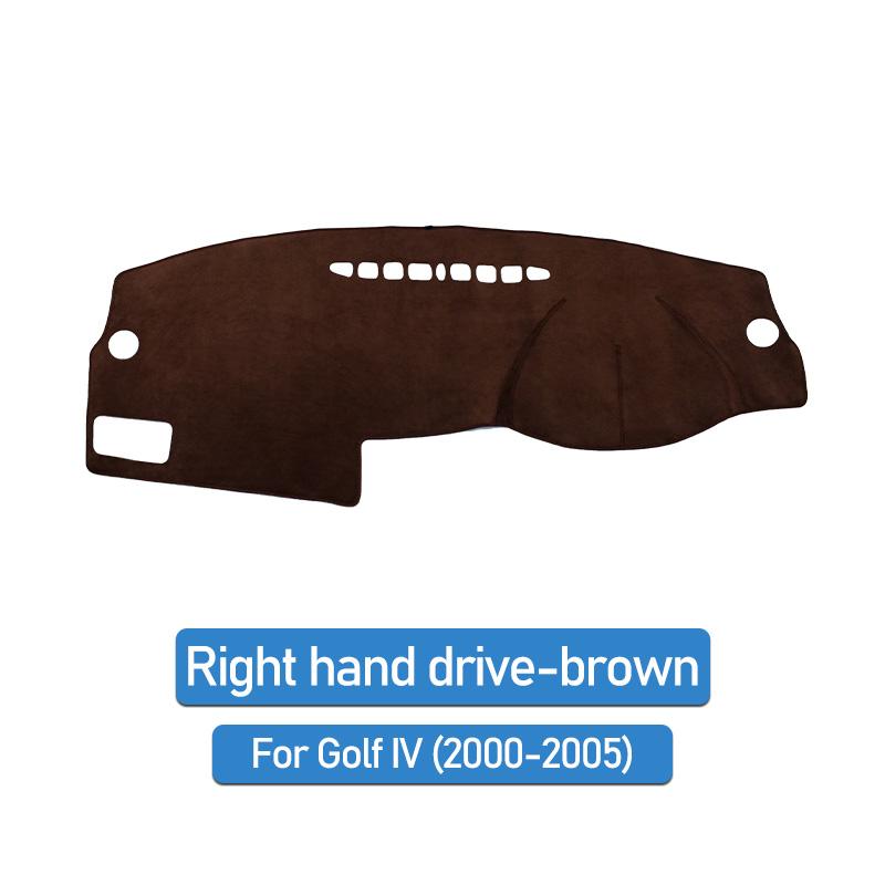 Flannel Dashboard Cover Pad for Volkswagen VW Golf 4 MK4 Golf IV 1J 2000 2001 2002 2003 2004 2005 Anti-UV Dash Mat  Accessories