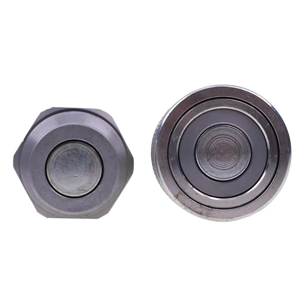

Hydraulic Flat Face Quick Connect Coupling Kit 1938334 Male 1938335 Female for CAT Loaders Skid Steers Tractors China Mainland