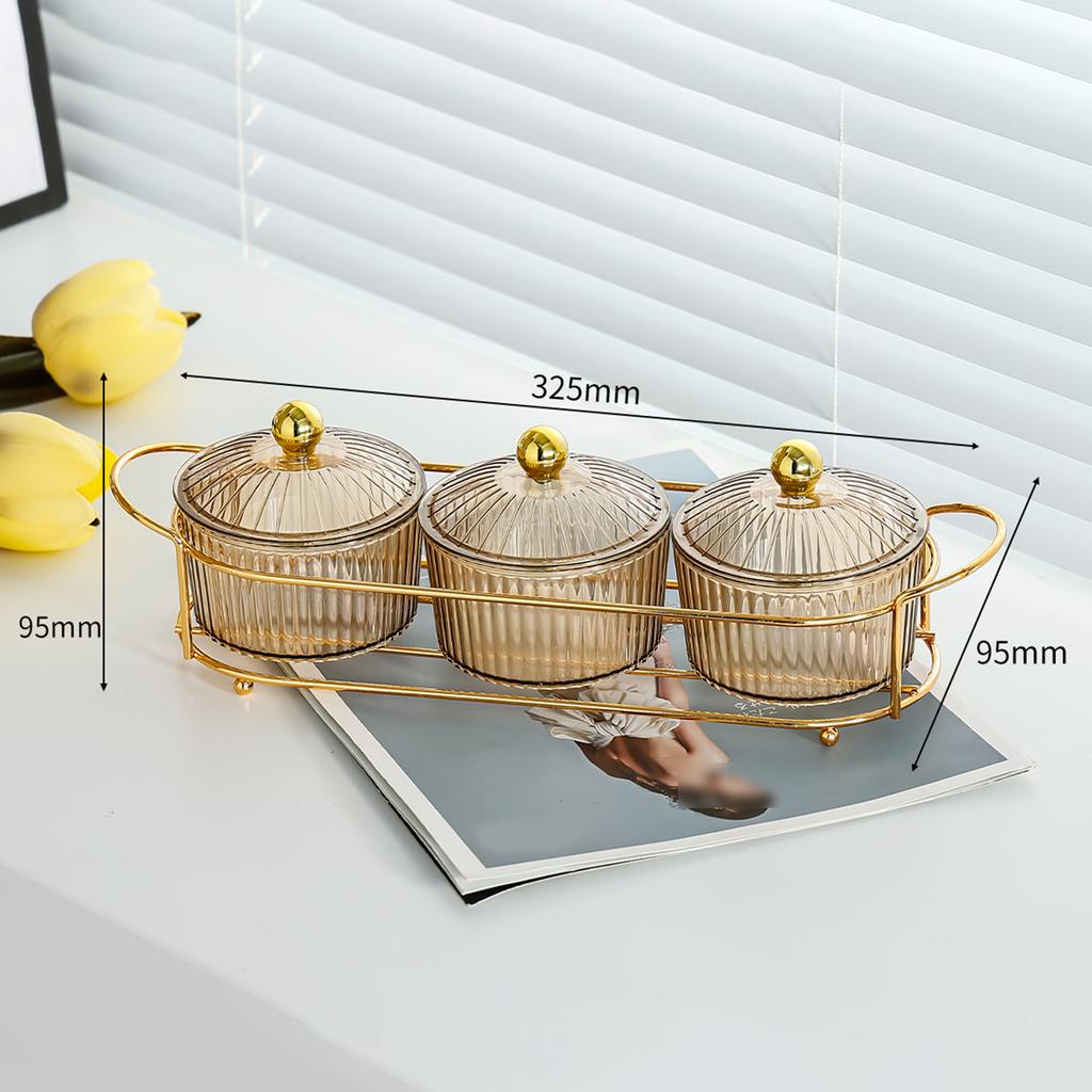 Fruit Plate Serving Dishes 6 Removable Serving Bowl Appetizer Condiment Server for Dessert Snacks Chips Kitchen Relish Tray