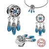 Charms camaleonte adatti a braccialetti originali alla moda in argento 925 con zircone, perlina a forma di polpo e tartaruga, ciondolo a forma di farfalla e lucciola, fai da te per realizzare gioielli