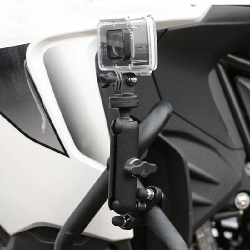 Metal Motorcycle Bicycle Camera Holder Handlebar Mirror Mount Bike Bracket for  9 8 Action Camera Accessories