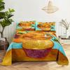Sunflower Bed Sheet Sets Bouble Single Beds Flower Bedsheet with Pillow Case Full Queen Size 2pcs 3pcs 3D Soft Thin Fabric Home