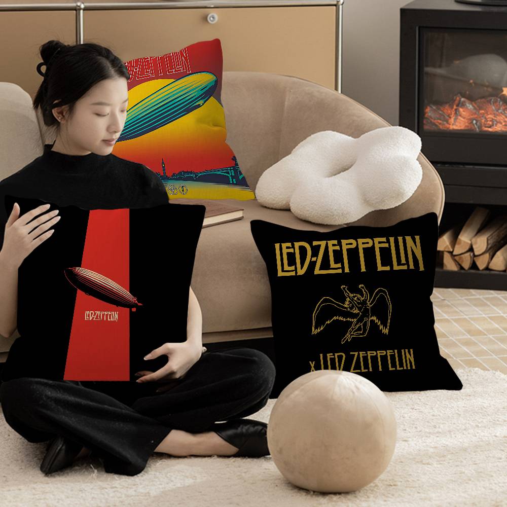 Vintage Band L-Led Z-Zeppelin Cushion Cover Pillowcase Upholstery Sofa Throw Pillow Home Decor Pillowcas