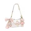 Coach Shoulder Bag [Customized Bag] Teri 25 Brand Micro-label Detachable Strap Bow Silk Scarf Extension Chain Printed Spring Desire Basic Model