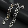 European and American Classic Retro Style Hot Sale Watch Chain Simple Cross Stainless Steel Trendy Male Punk Hand