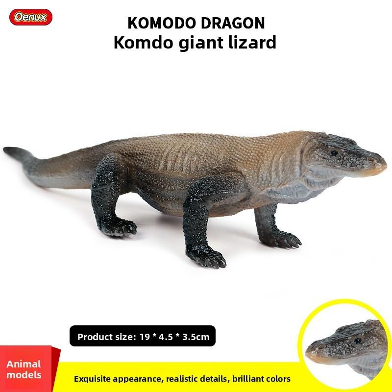 Jurassic Dinosaur Kids Toy Plastic Komodo Dragon Static Model For Enthusiasts
