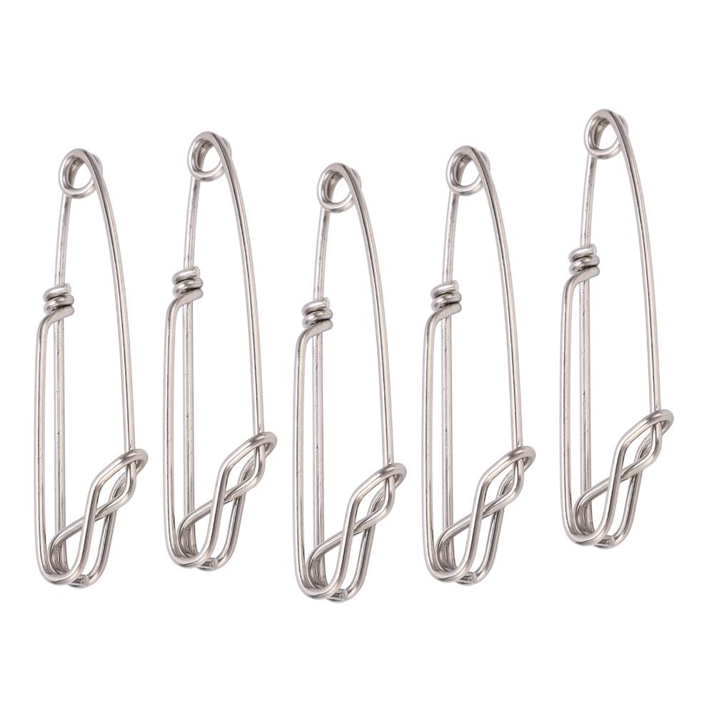15 STKS Open Oog Pin Lange Lijn Clips Snap 2.0*80mm Vis Snap Clip Draagbare Tonijn Clip Zeevissen
