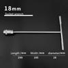 T-type Manual Socket Wrench External Hexagonal Automobile and Motorcycle Repair Wrench Nut Hexagonal T-bar