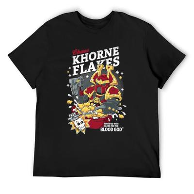 Chaos Khorne Flakes Classic T-Shirt Custom T Shirt Sublime Vintage Cute Tops Clothing for Men