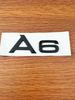 Für AUDI A6 2012-2017 ABS 4-Ringe Logo Auto Motorhaube Frontgrill Heckklappen Emblem Glänzend Schwarz Aufkleber Sline Quattro Zubehör