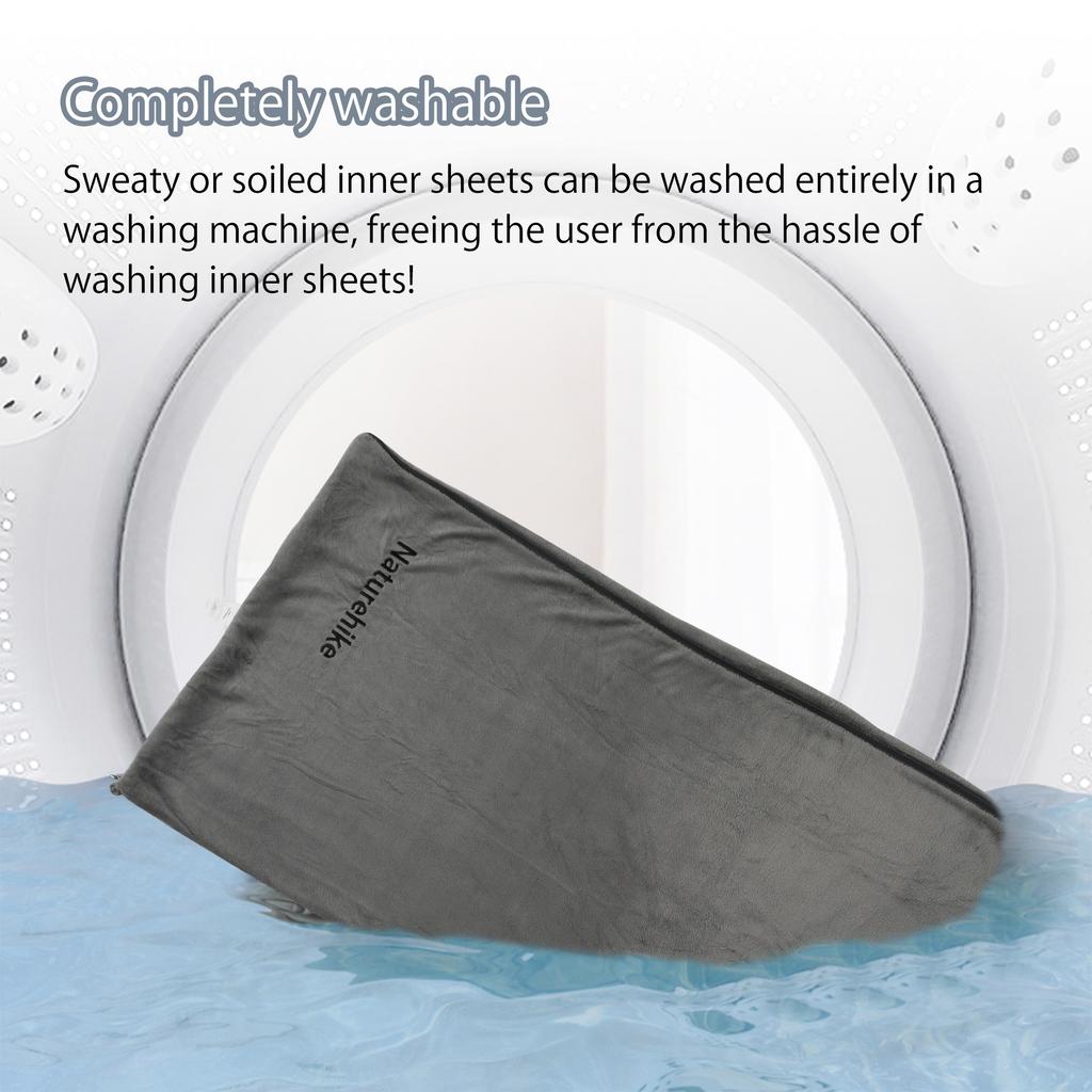 Naturehike New Sleeping Bag Machine Washable Warm Fleece Sleeping Blanket Ultralight Portable Winter Camping Sleeping Liner