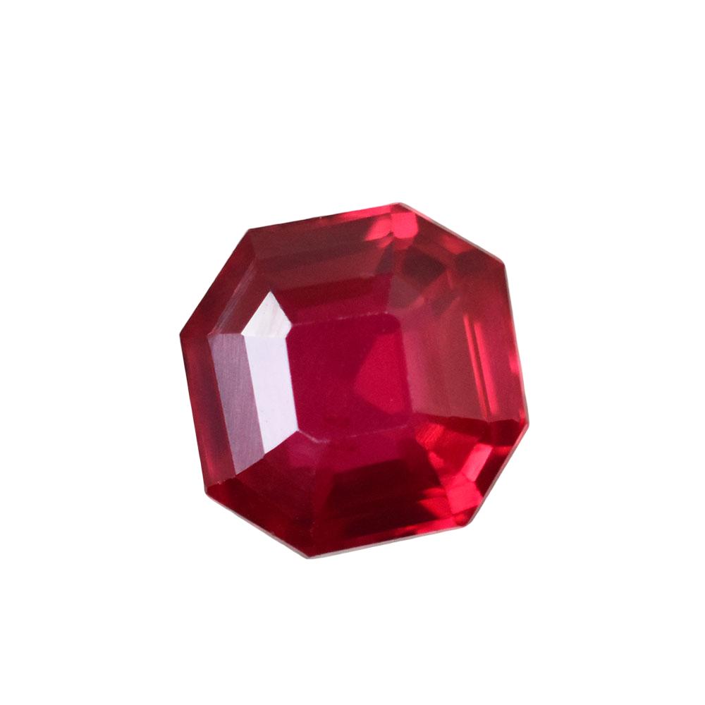Natural Red Ruby Loose Gemstone Special 7 Ct Square Cut for Loved Ones for Jewelry Making and Crafts