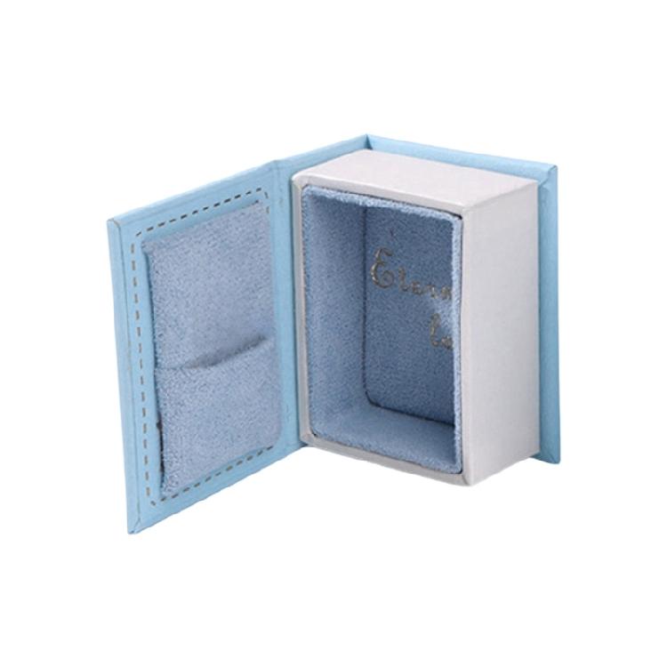 Artistics Sturdy Lint Jewelry Display Case In Book Shaped Designs Form Portable for Rings Pendants and Studs Use