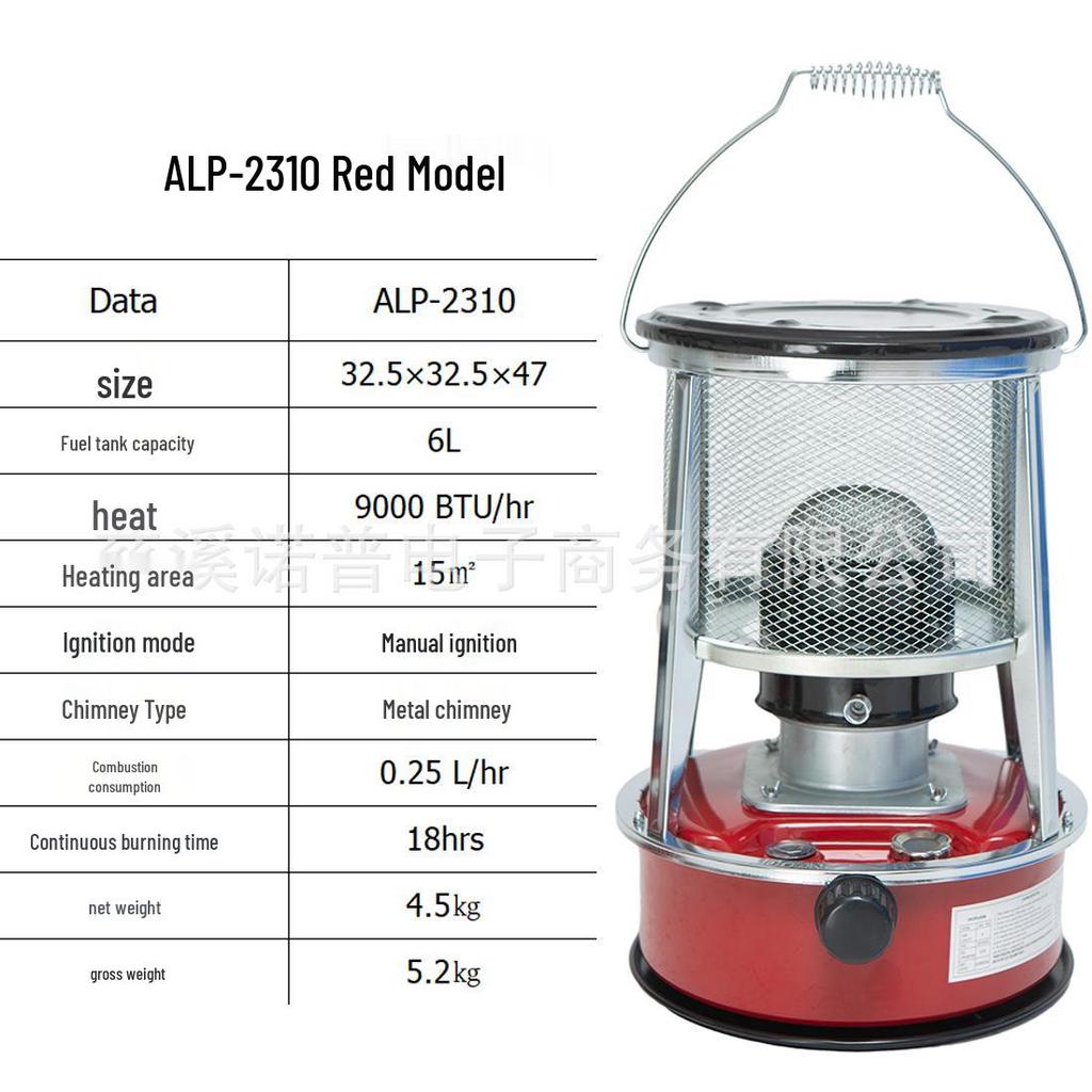 Portable Windproof Kerosene Heater & Stove for Camping, Ice Fishing, and Home Use