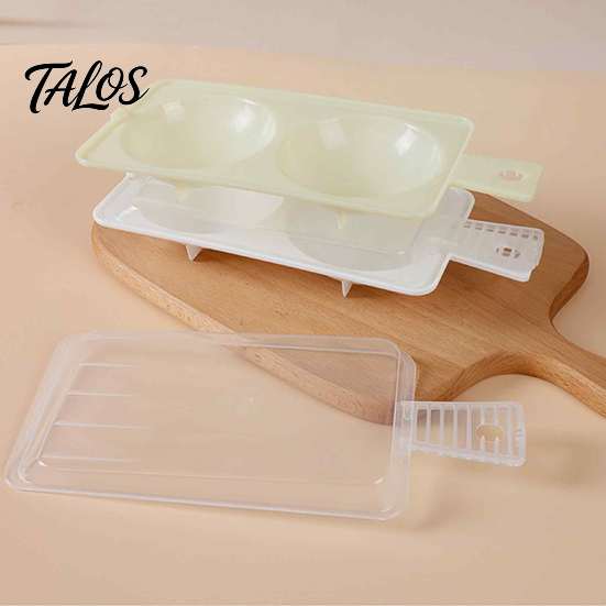 Egg Poaching Cups Dual-Cavity Microwave Poacher, Cooker Steamer with Lid Handle, Nonstick Maker, Kitchen Breakfast Gadget Dual Slot Boiler