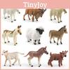 Donkey Pvc Model With Realistic Farm Figures For Educational Display And Collection