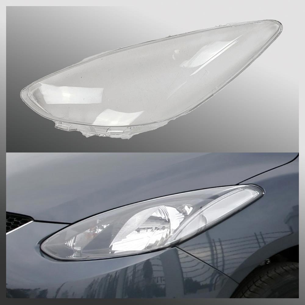 

Крышка фары для Mazda 2 M2 2007 2008 2009 2010 2011 2012 Прозрачный рассеиватель фары Плексиглас Замена оригинального абажура 1PCS Left Side