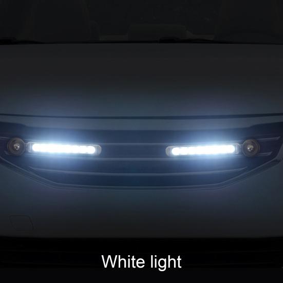 2ks Denní svícení Poháněno větrem Super jasné Přenosné Není potřeba externí napájecí zdroj LED DRL lampa do auta
