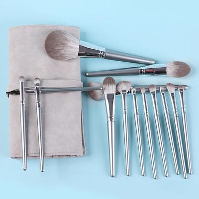 First Sight 14-Piece Makeup Brush Set: Eyeshadow, Powder, Foundation, Highlighter Brushes for Beginners